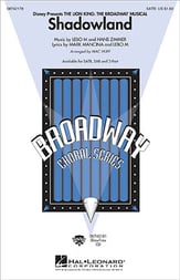 Shadowland SATB choral sheet music cover